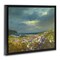 Stupell Industries Flowers by Stormy Beach Framed Floater Canvas Wall Art Design by Sheila Finch